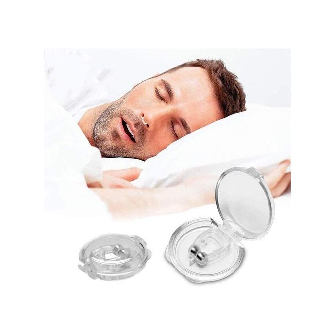 Stop Snoring Stopper Nose Clip Anti Snore Silicone Magnet